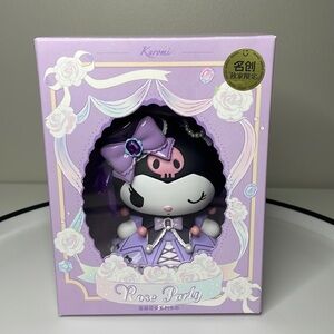 Hello Kitty Rose Party Kuromi Figure Miniso Collab
